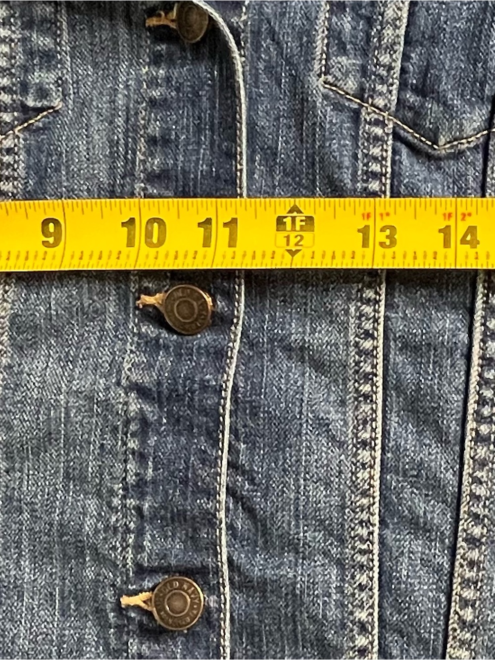 Old Navy Denim Button-Up Vest - Picture 6 of 7